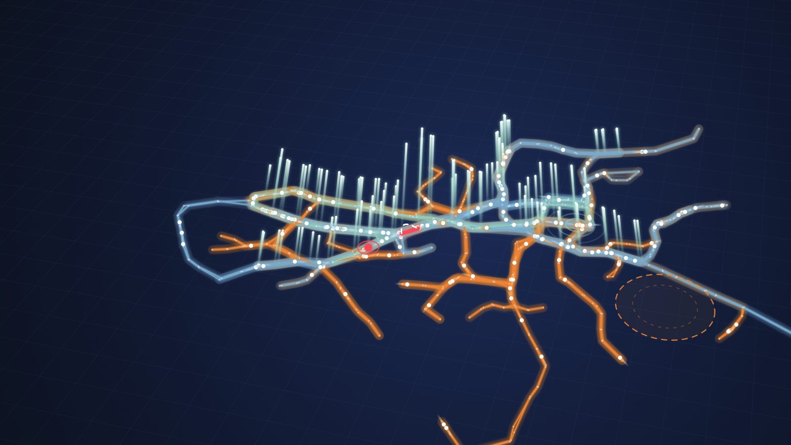 Intranso screen with demo data